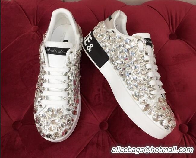 Good Product Dolce & Gabbana DG Crystal Allover Sneakers 111524