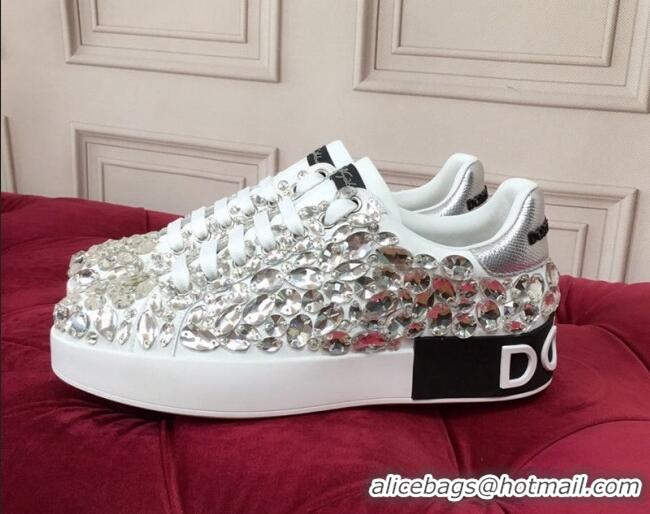 Good Product Dolce & Gabbana DG Crystal Allover Sneakers 111524