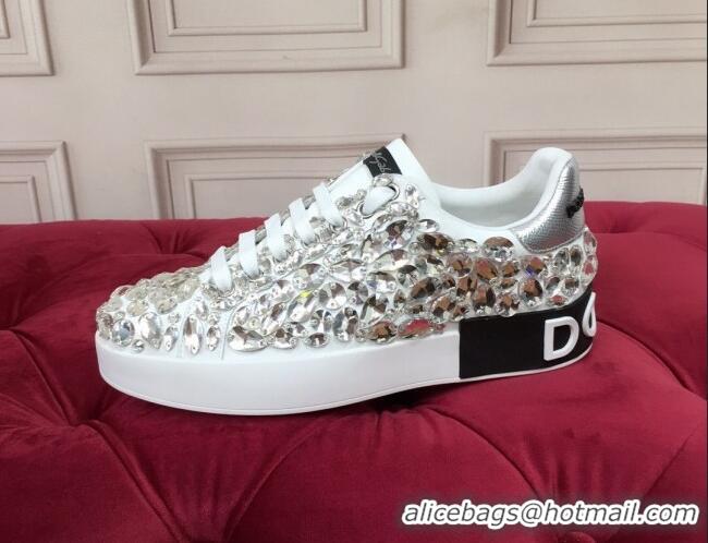 Good Product Dolce & Gabbana DG Crystal Allover Sneakers 111524