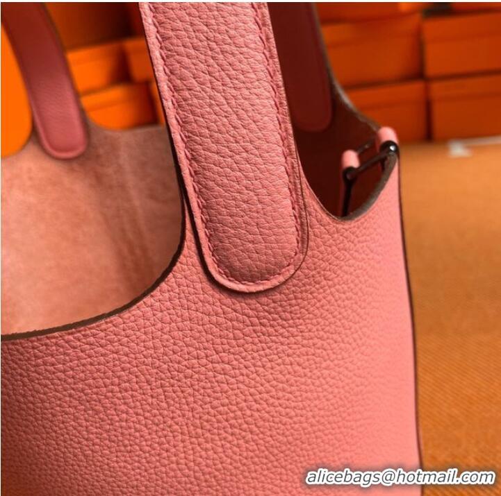 Promotional Hermes Picotin Lock Bags Original togo Leather PL3388 pink