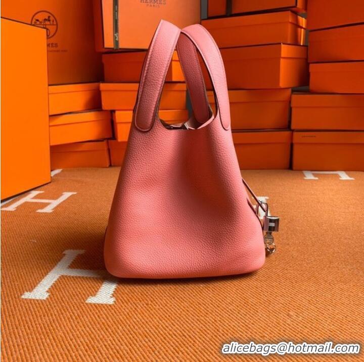 Promotional Hermes Picotin Lock Bags Original togo Leather PL3388 pink