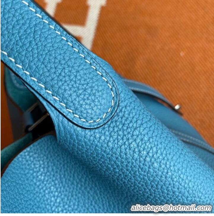 Promotional Hermes Picotin Lock Bags Original togo Leather PL3388 blue