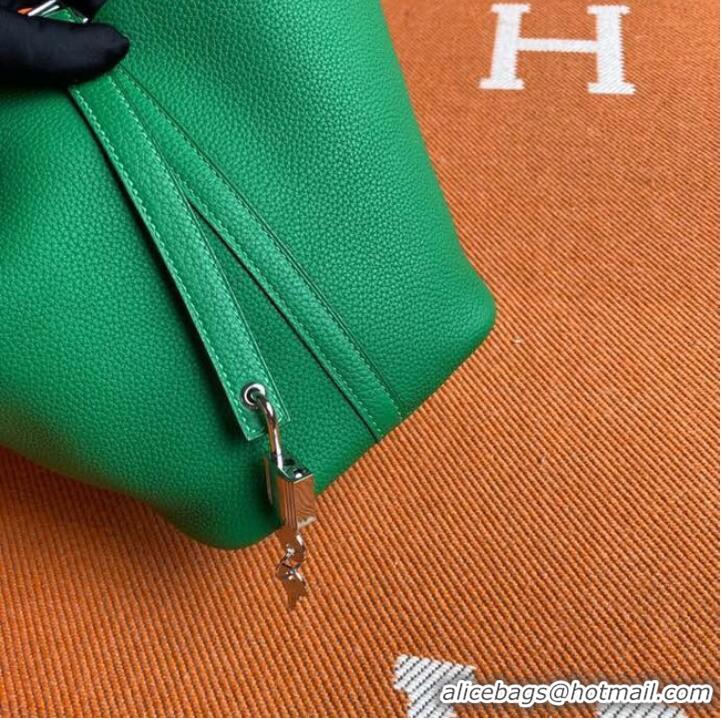 Low Cost Hermes Picotin Lock Bags Original togo Leather PL3388 green