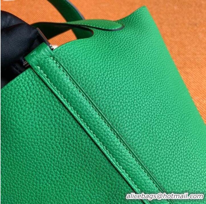 Low Cost Hermes Picotin Lock Bags Original togo Leather PL3388 green