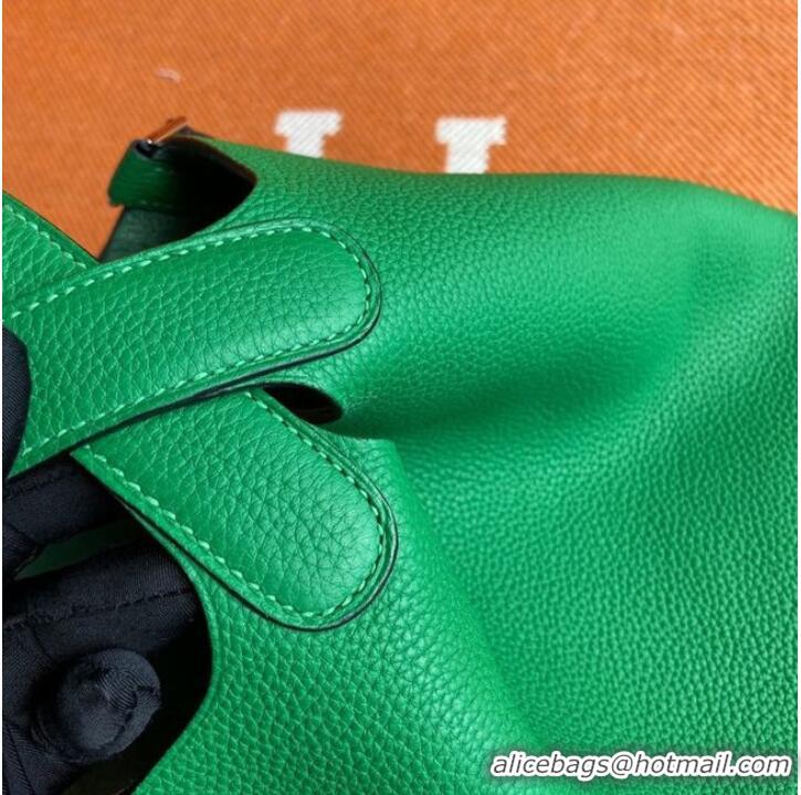 Low Cost Hermes Picotin Lock Bags Original togo Leather PL3388 green