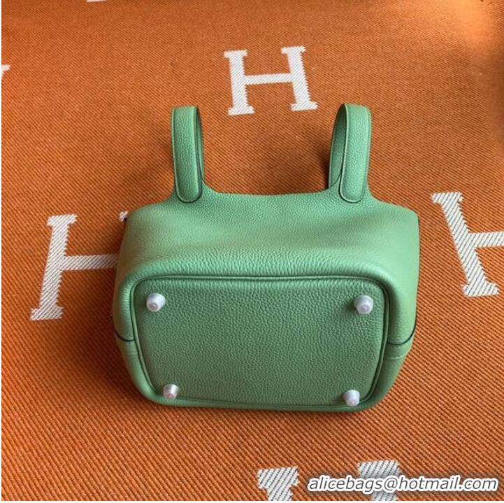 Popular Style Hermes Picotin Lock Bags Original togo Leather PL3388 light green