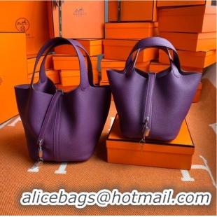 Cheapest Hermes Picotin Lock Bags Original togo Leather PL3388 purple