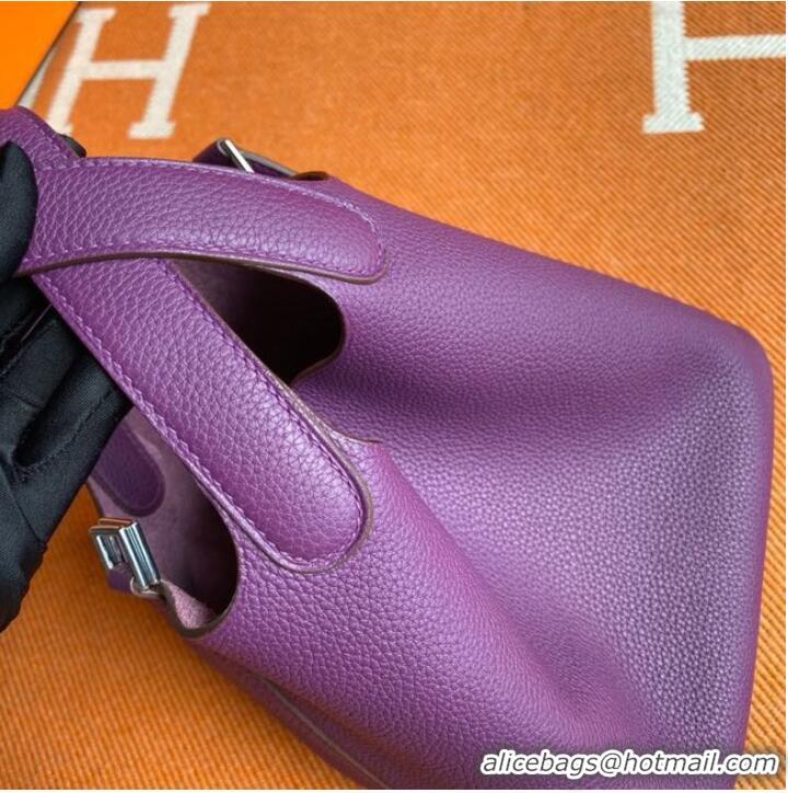 Cheapest Hermes Picotin Lock Bags Original togo Leather PL3388 purple