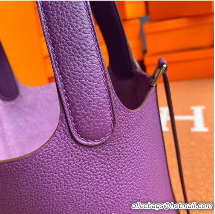 Cheapest Hermes Picotin Lock Bags Original togo Leather PL3388 purple