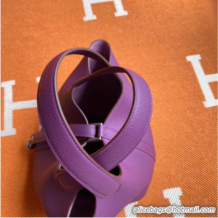 Cheapest Hermes Picotin Lock Bags Original togo Leather PL3388 purple