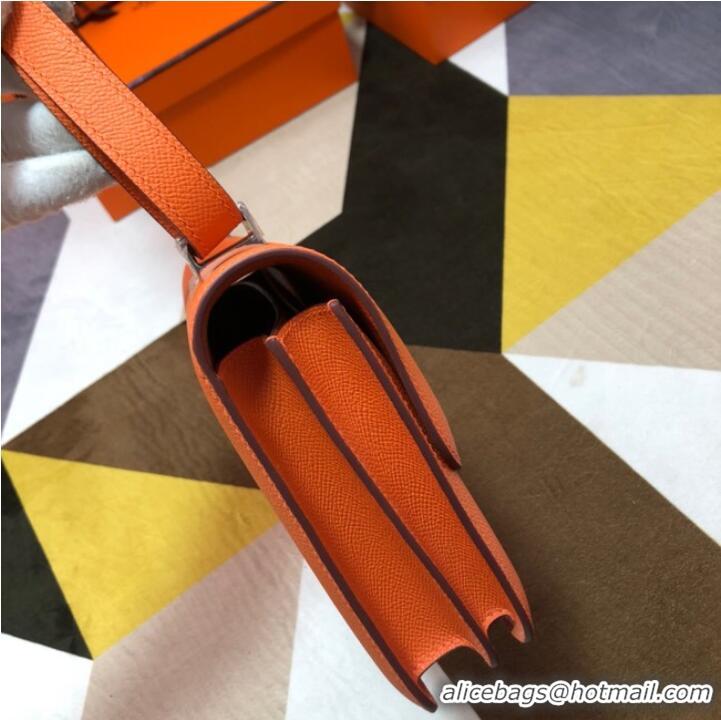 Well Crafted Hermes Original Espom Leather Constance Bag 5333 orange