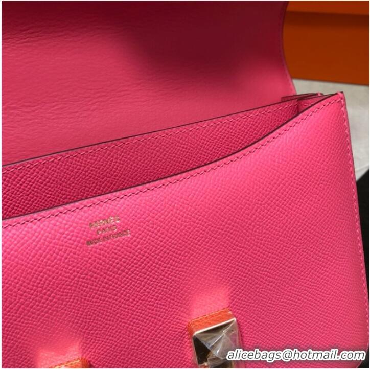 Shop Promotional Hermes Original Espom Leather Constance Bag 5333 Lipstick Pink