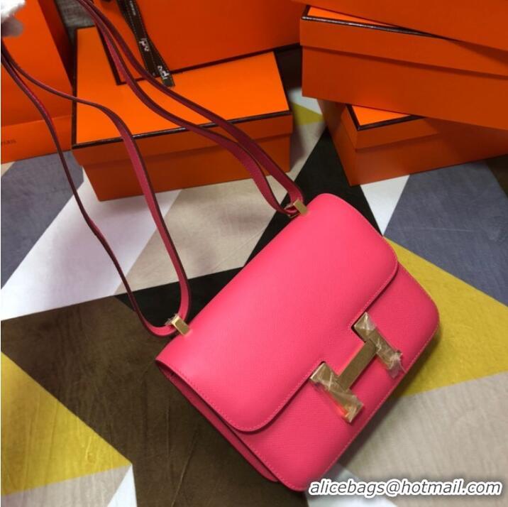 Shop Promotional Hermes Original Espom Leather Constance Bag 5333 Lipstick Pink