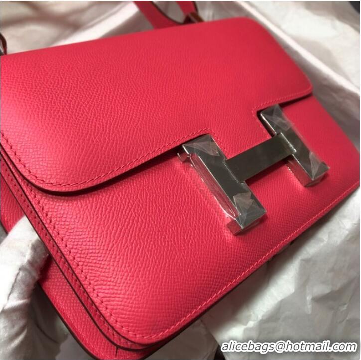 Shop Promotional Hermes Original Espom Leather Constance Bag 5333 Lipstick Pink