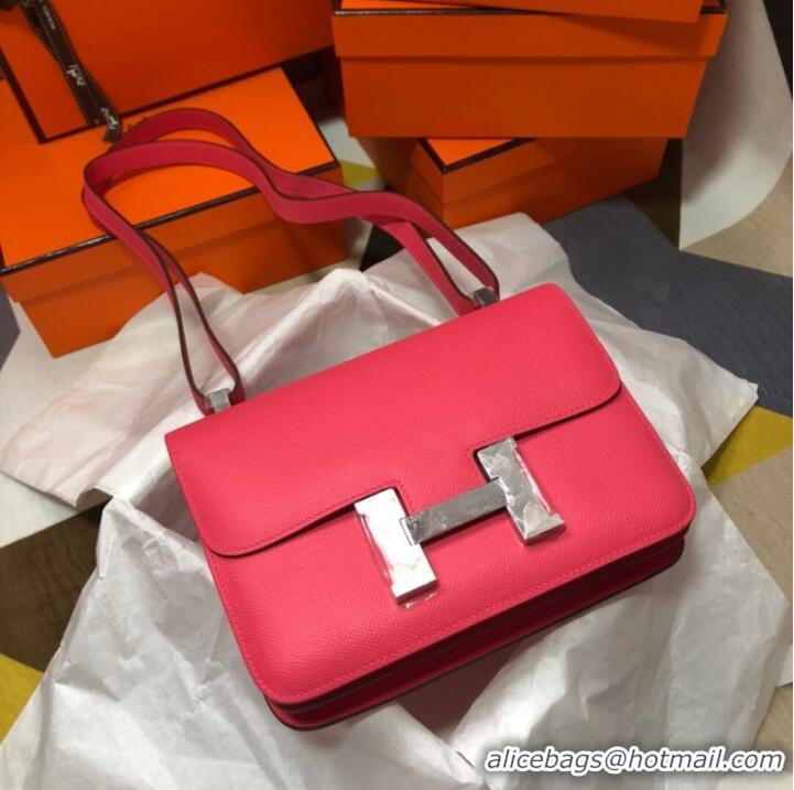 Shop Promotional Hermes Original Espom Leather Constance Bag 5333 Lipstick Pink