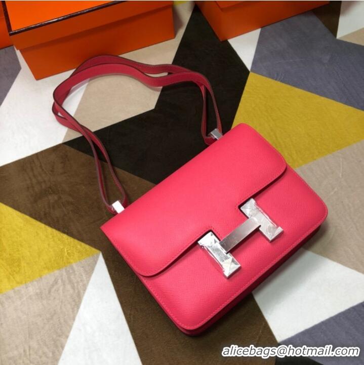 Shop Promotional Hermes Original Espom Leather Constance Bag 5333 Lipstick Pink