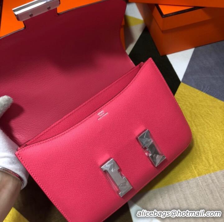 Shop Promotional Hermes Original Espom Leather Constance Bag 5333 Lipstick Pink