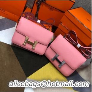 Discount Hermes Original Espom Leather Constance Bag 5333 Pink