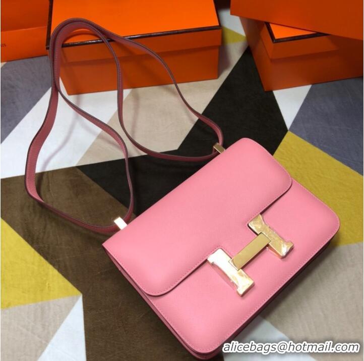 Discount Hermes Original Espom Leather Constance Bag 5333 Pink