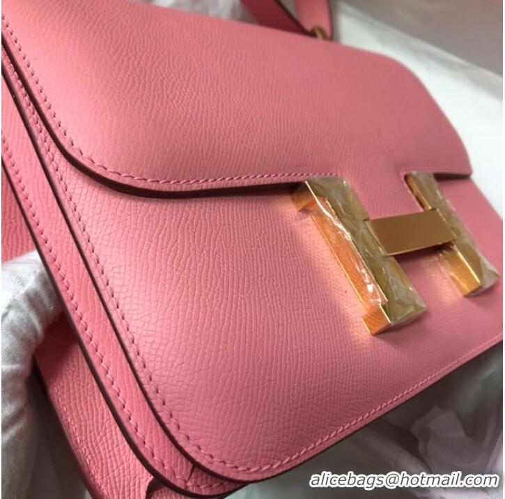 Discount Hermes Original Espom Leather Constance Bag 5333 Pink