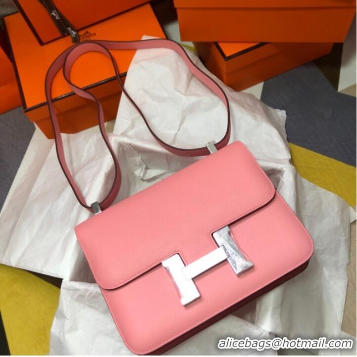 Discount Hermes Original Espom Leather Constance Bag 5333 Pink