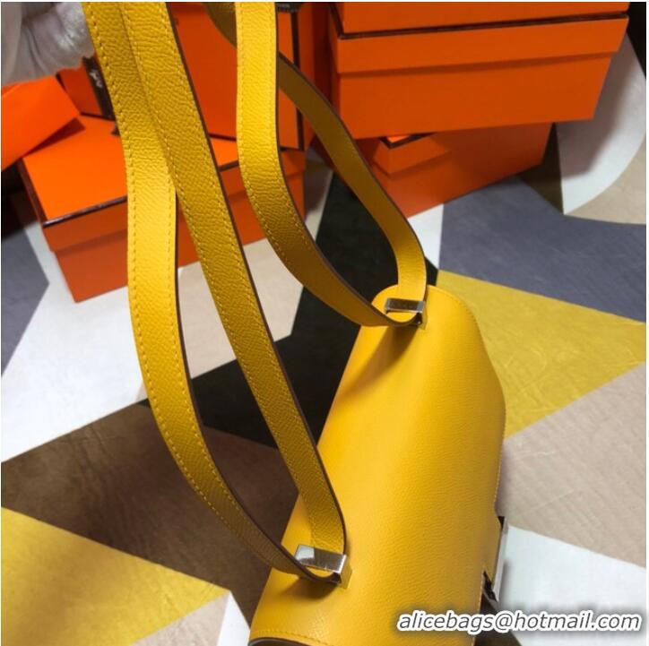 Cheapest Hermes Original Espom Leather Constance Bag 5333 yellow