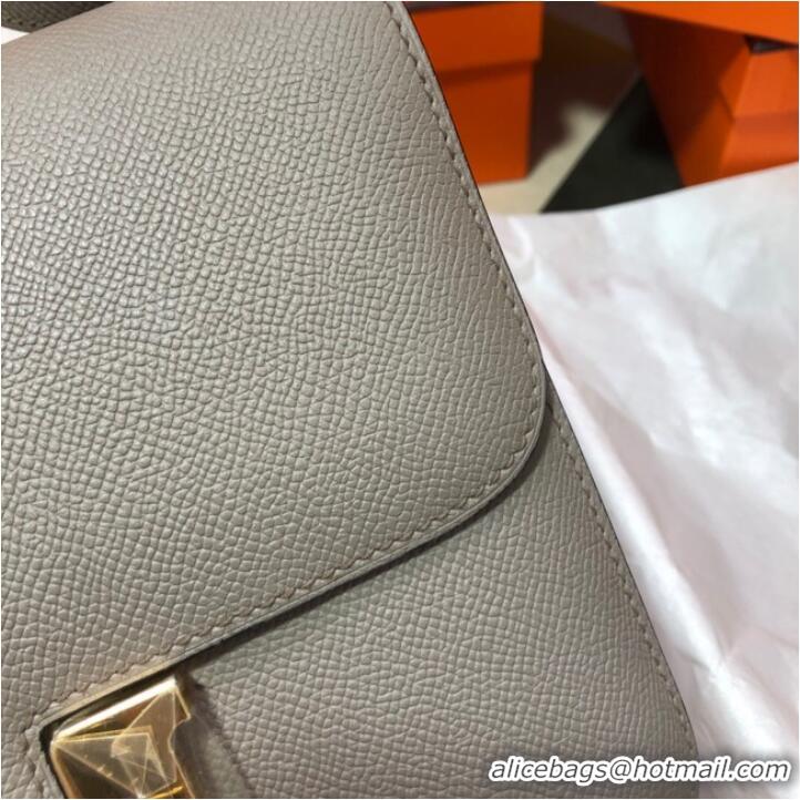 Good Product Hermes Original Espom Leather Constance Bag 5333 gray