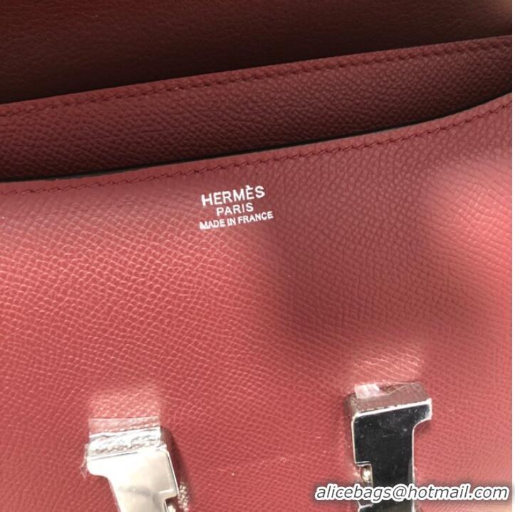 Promotional Hermes Original Espom Leather Constance Bag 5333 claret