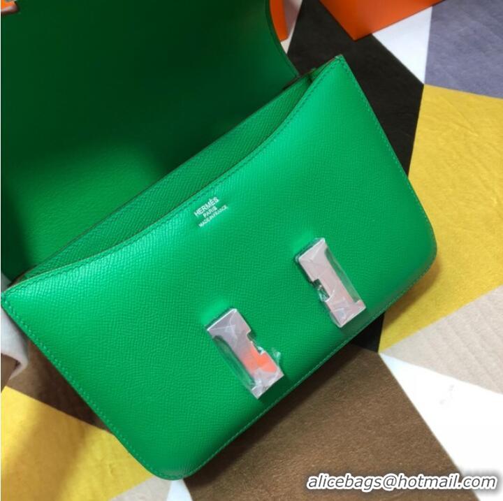 Luxurious Hermes Original Espom Leather Constance Bag 5333 green