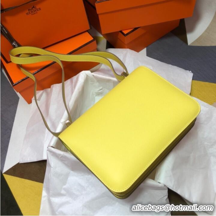 Market Sells Hermes Original Espom Leather Constance Bag 5333 Lemon