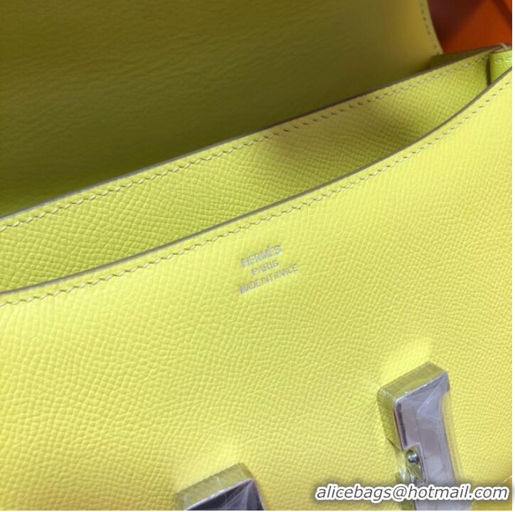 Market Sells Hermes Original Espom Leather Constance Bag 5333 Lemon