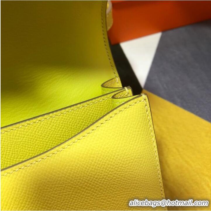 Market Sells Hermes Original Espom Leather Constance Bag 5333 Lemon