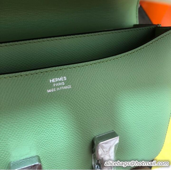 Famous Brand Hermes Original Espom Leather Constance Bag 5333 light green