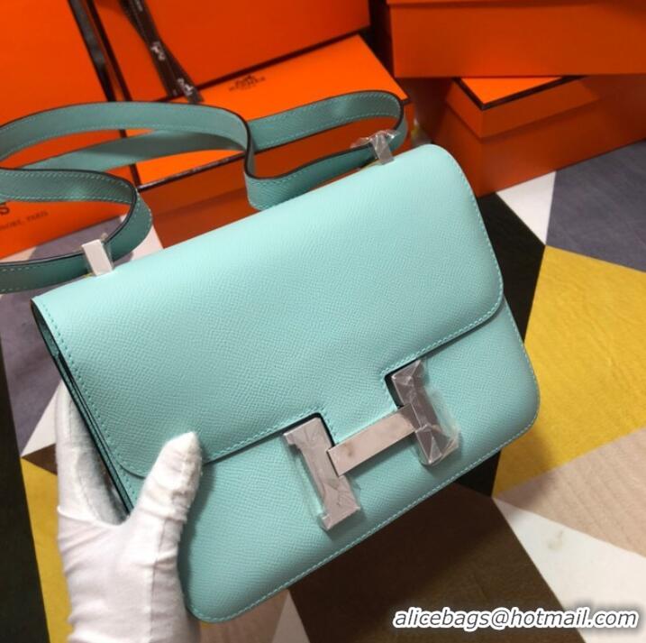 Chic Cheap Hermes Original Espom Leather Constance Bag 5333 sky blue