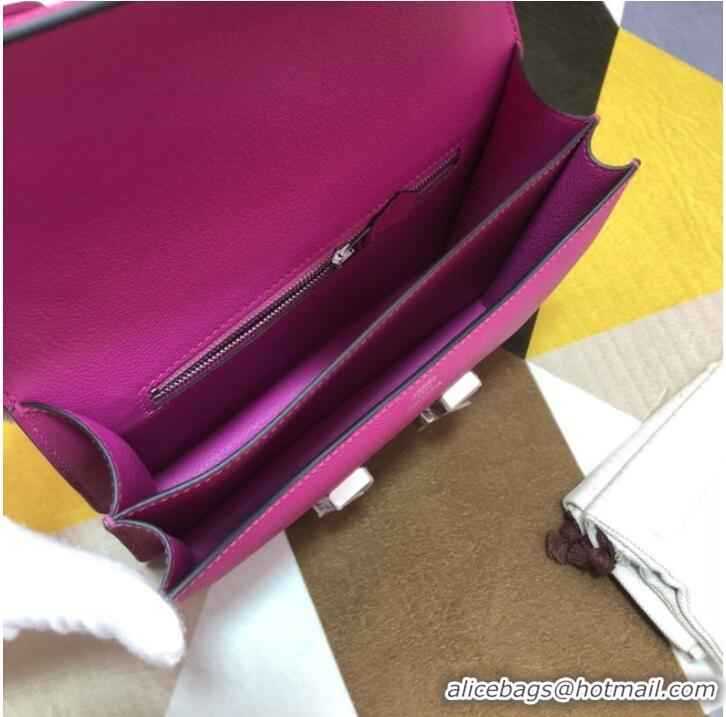 Original Cheap Hermes Original Espom Leather Constance Bag 5333 rose