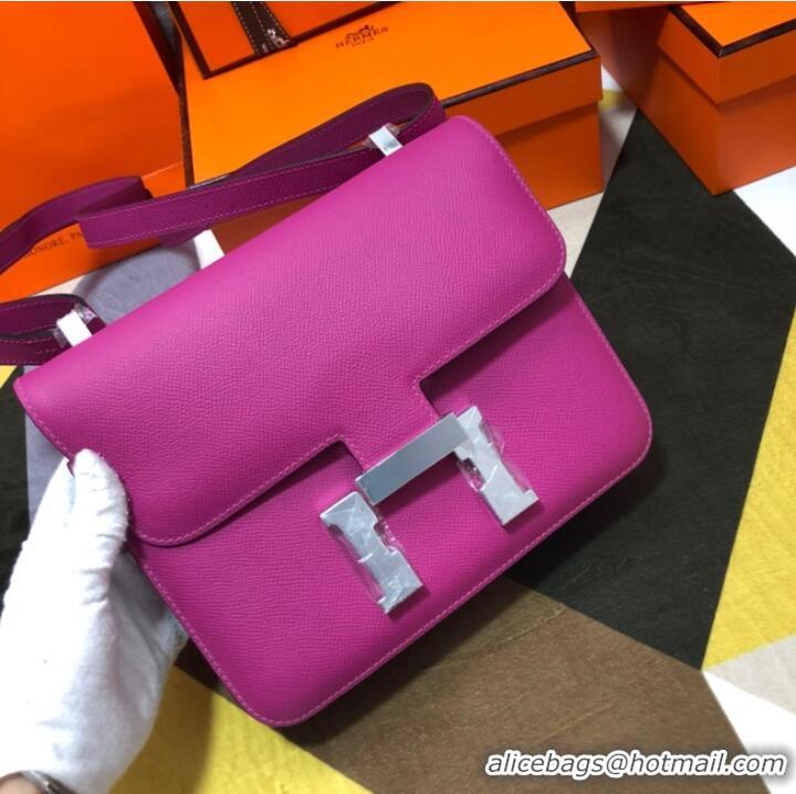 Original Cheap Hermes Original Espom Leather Constance Bag 5333 rose