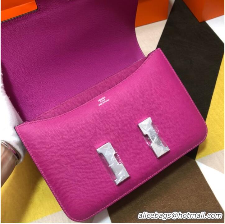 Original Cheap Hermes Original Espom Leather Constance Bag 5333 rose