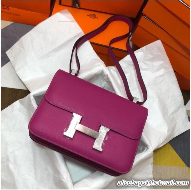 Original Cheap Hermes Original Espom Leather Constance Bag 5333 rose