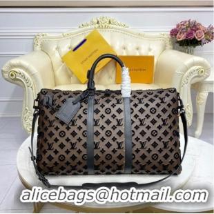 Buy Classic Louis Vuitton KEEPALL BANDOULIERE 50 M45069 dark brown