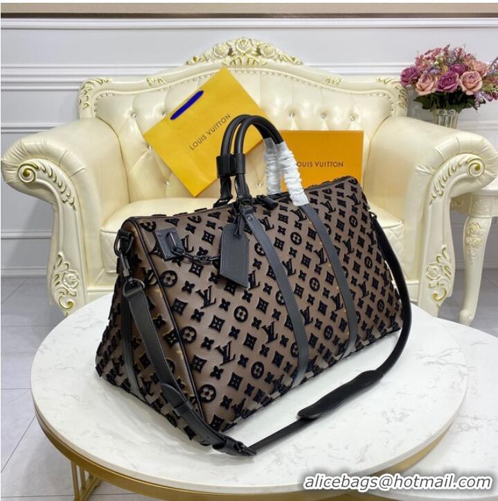 Buy Classic Louis Vuitton KEEPALL BANDOULIERE 50 M45069 dark brown