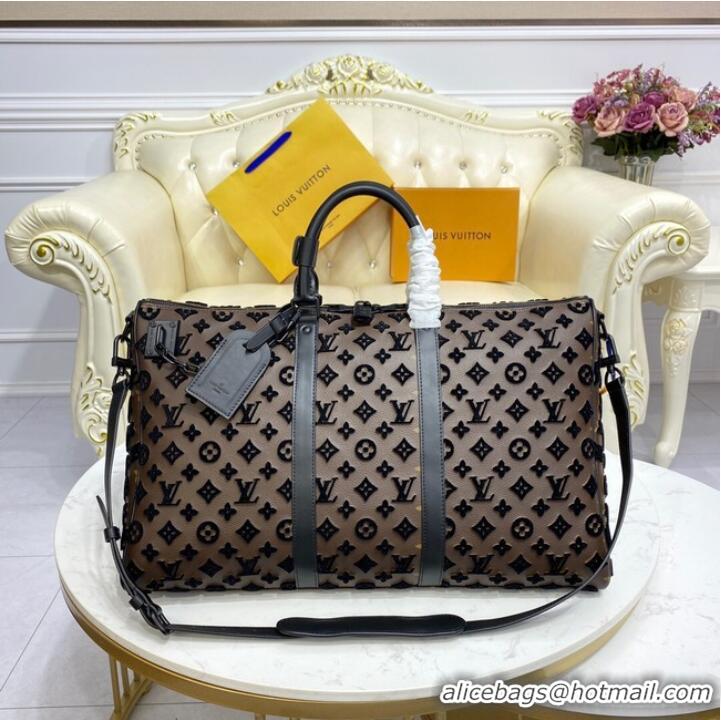 Buy Classic Louis Vuitton KEEPALL BANDOULIERE 50 M45069 dark brown