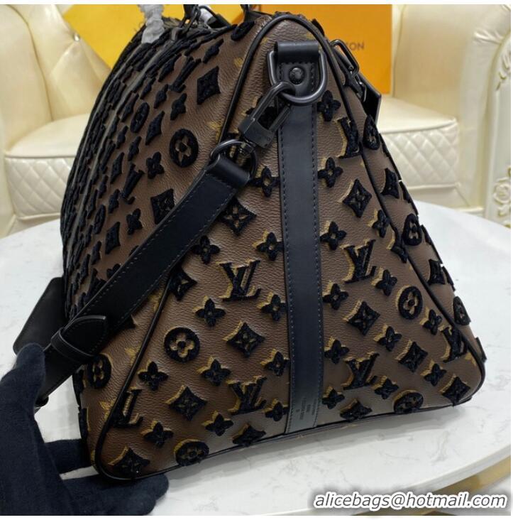 Buy Classic Louis Vuitton KEEPALL BANDOULIERE 50 M45069 dark brown