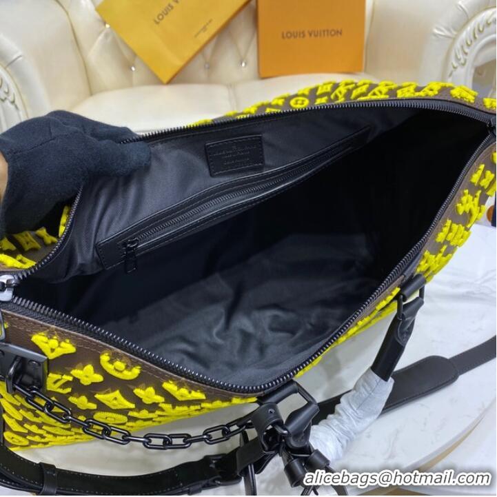 Stylish Grade Louis Vuitton KEEPALL BANDOULIERE 50 M45069 yellow