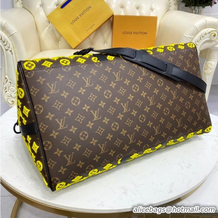 Stylish Grade Louis Vuitton KEEPALL BANDOULIERE 50 M45069 yellow