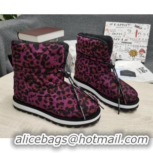 Unique Grade Dolce & Gabbana DG Down Snow Ankle Boots 121511 Pink