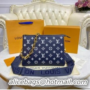 Top Quality Louis Vuitton COUSSIN PM M58626 Royal blue & white