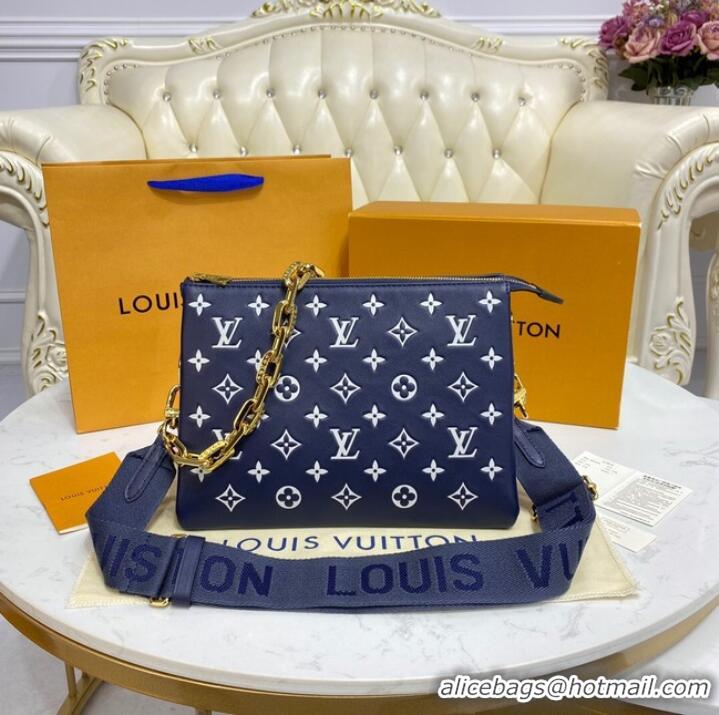 Top Quality Louis Vuitton COUSSIN PM M58626 Royal blue & white