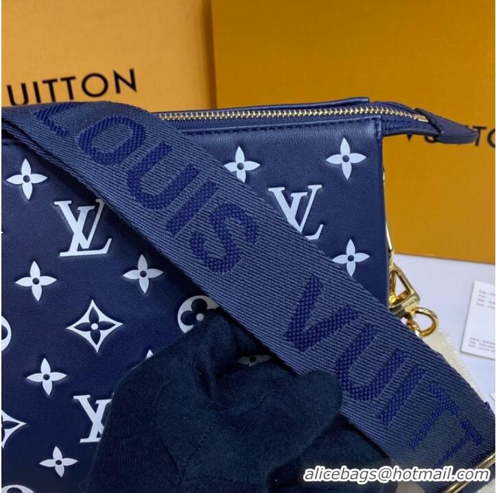 Top Quality Louis Vuitton COUSSIN PM M58626 Royal blue & white