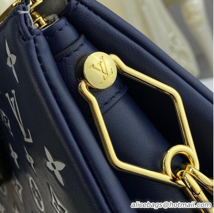 Top Quality Louis Vuitton COUSSIN PM M58626 Royal blue & white