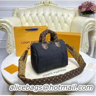 Top Grade Louis Vuitton SPEEDY BANDOULIERE 25 M59009 black